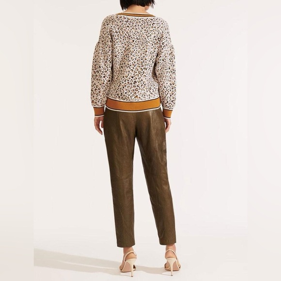 Veronica Beard Ronja Merino Wool Pullover Sweater in Multi - Picture 3 of 14